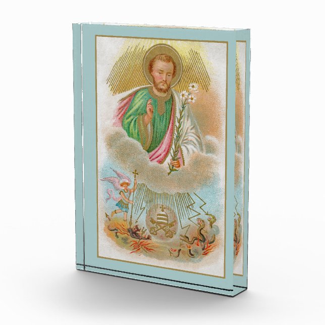 St. Joseph aus einer "Pilgerkarte" (B 01) Fotoblock (Rechts)