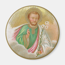 St. Joseph aus einer "Pilgerkarte" (Detail; B 01) Magnet