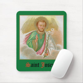 St. Joseph aus einer "Pilgerkarte" (Detail; B 01) Mousepad