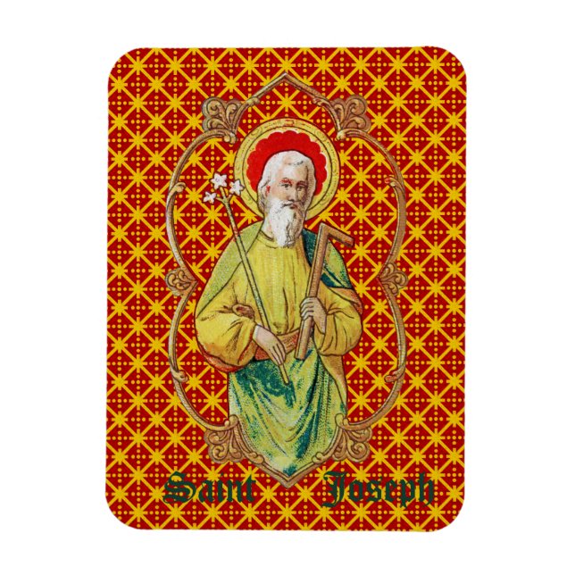 St. Joseph aus einer Trade Card (TC 01) Magnet (Vertikal)
