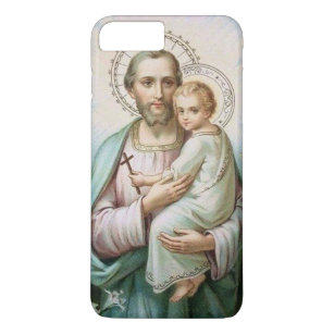 St. Joseph Baby Jesus Cross Lily Case-Mate iPhone Hülle