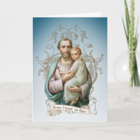 St. Joseph Baby Jesus Religious katholische Heilig