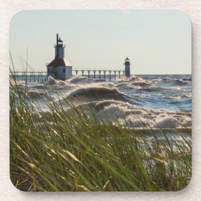 St Joseph Behind Sea Oats Getränkeuntersetzer (Vorderseite)
