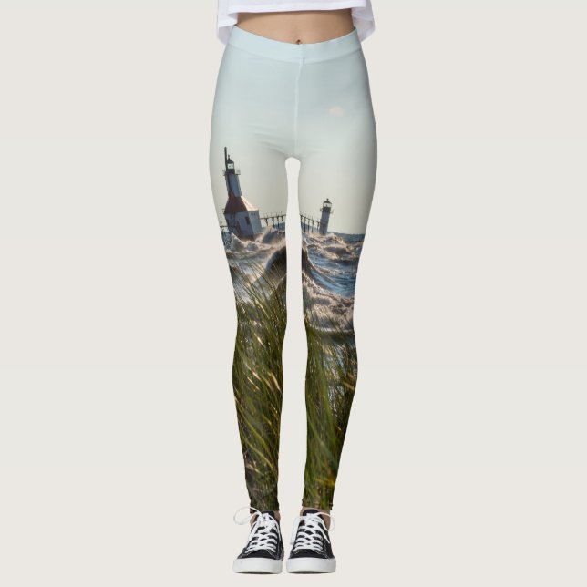 St Joseph Behind Sea Oats Leggings (Vorderseite)