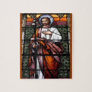 St. Joseph beten für uns - Buntglasfenster Puzzle