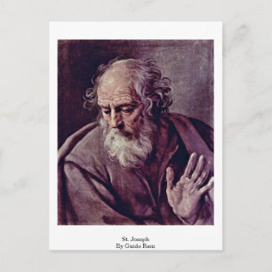 St. Joseph By Guido Reni Postkarte