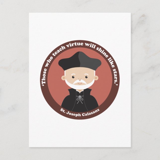 St. Joseph Calasanz Postkarte (Vorderseite)