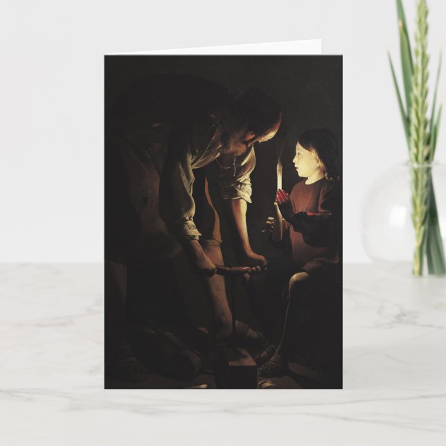 St. Joseph, Carpenter, c.1640 Karte (Vorderseite)