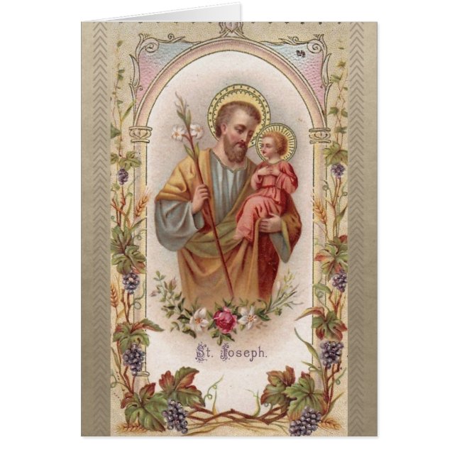 St. Joseph Child Jesus Religious Vintag (Vorne)