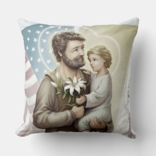St. Joseph der Beschützer Kissen