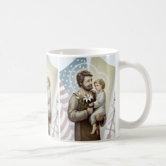 St Joseph der Schutz Kaffeetasse (Rechts)