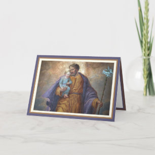 St. Joseph Fathers Day Jesus Religious Card Karte