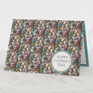 St. Joseph Fathers Day Katholic Religious Card Karte
