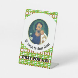 St Joseph for these Times Sockelschild