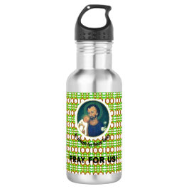 St Joseph für diese Zeiten Edelstahlflasche