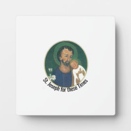 St. Joseph für diese Zeiten Fotoplatte