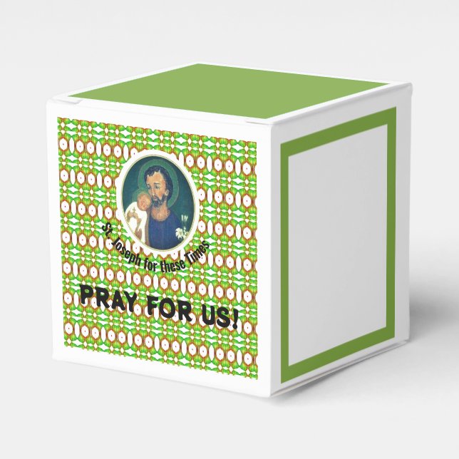 St Joseph für diese Zeiten Geschenkschachtel (Vorderseite)