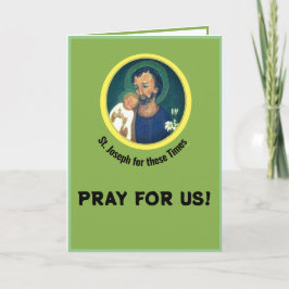 St Joseph für diese Zeiten Karte