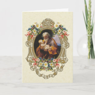 St. Joseph Jesus katholische Beileids-Dankeskarten Dankeskarte