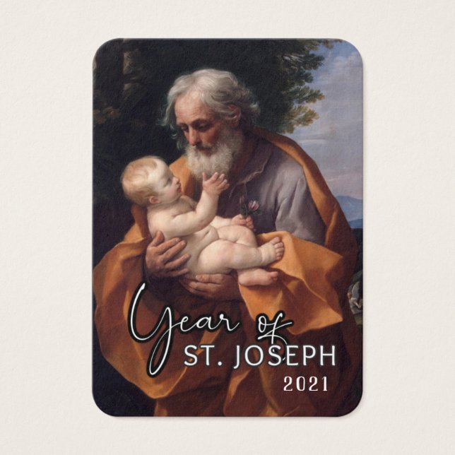 St. Joseph Jesus katholisches Schutzgebet (Vorderseite)