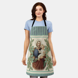 St. Joseph Jesus traditionelles katholisch religiö Schürze