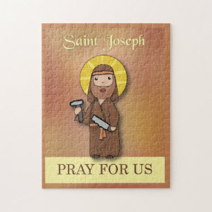 St. Joseph katholischer Feiertag Heilige Tag Betet Puzzle