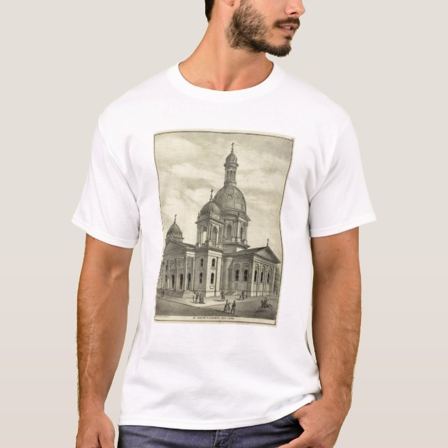St Joseph Kirche T-Shirt (Vorderseite)