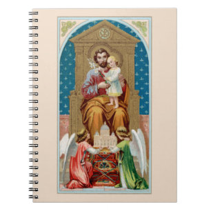 St. Joseph, Kleinkind CC, Engel mit Vatikanmodell Notizblock
