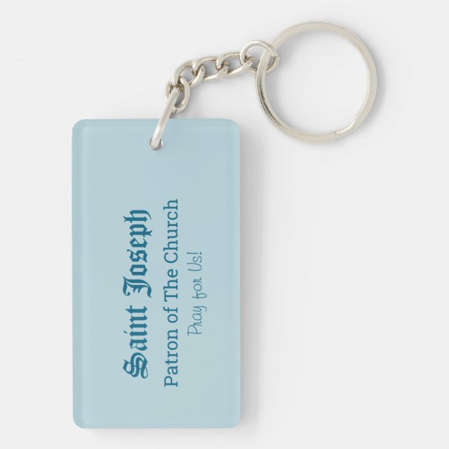 St. Joseph, Kleinkind CC, Engel mit Vatikanmodell Schlüsselanhänger (Rückseite)