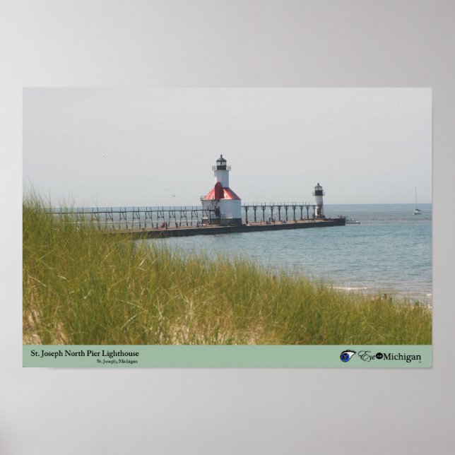 St. Joseph Lighthouse - Michigan Poster (Vorne)