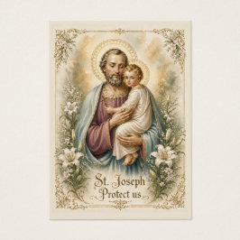 St. Joseph Lilienkreuz Katholischer Schutzgebet