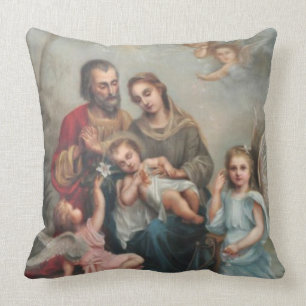 St Joseph, Mary, Jesus, Engel Kissen