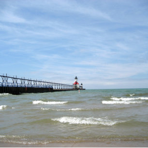 St. Joseph Michigan Lighthouse Schlüsselanhänger