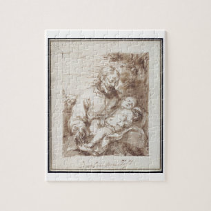 St Joseph mit dem schlafenden Christus-Kind (Stift Puzzle
