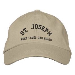 St. Joseph Next Level Vater Goals Bestickte Baseballkappe