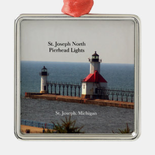St. Joseph North Pier Lights - Ornament