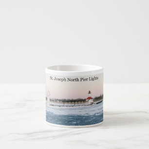 St. Joseph North Pierhead Lights Espresso Tasse