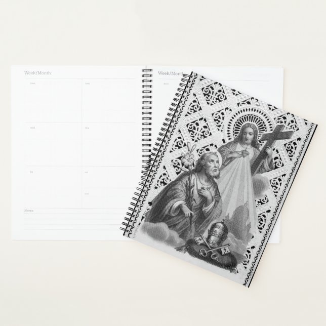 St. Joseph, Papalsymbole und SHJ (Detail; LT 02) Planer (Anzeige)