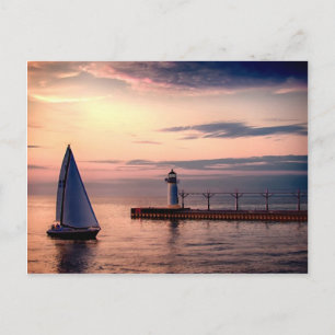 St. Joseph Sailboat Postkarte