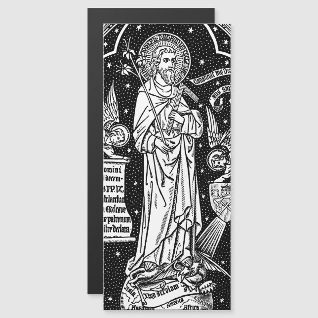 St. Joseph, Schirmherr der Kirche (Detail; DT 01) Magnetkarte (Vorne/Hinten)