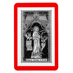 St. Joseph, Schirmherr der Kirche (DT 01) Magnet