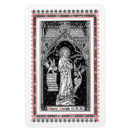 St. Joseph, Schirmherr der Kirche (DT 01) Magnet