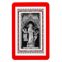 St. Joseph, Schirmherr der Kirche (DT 01) Magnet