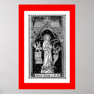 St. Joseph, Schirmherr der Kirche (DT 01) Poster