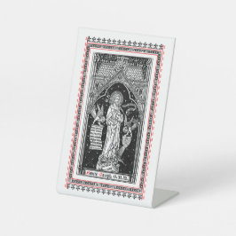St. Joseph, Schirmherr der Kirche (DT 01) Sockelschild
