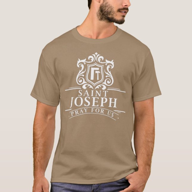 St. Joseph Schutzheilige der Vaterarbeiter T-Shirt (Vorderseite)