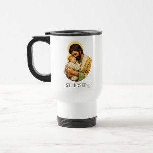St. Joseph Schutzpatron Katholischer Christlicher Reisebecher