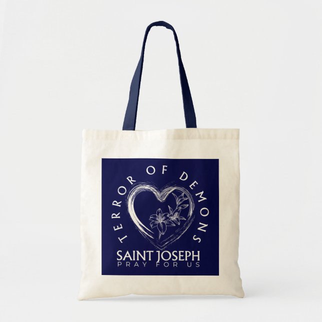 St Joseph Terror of Demons Tragetasche (Vorne)