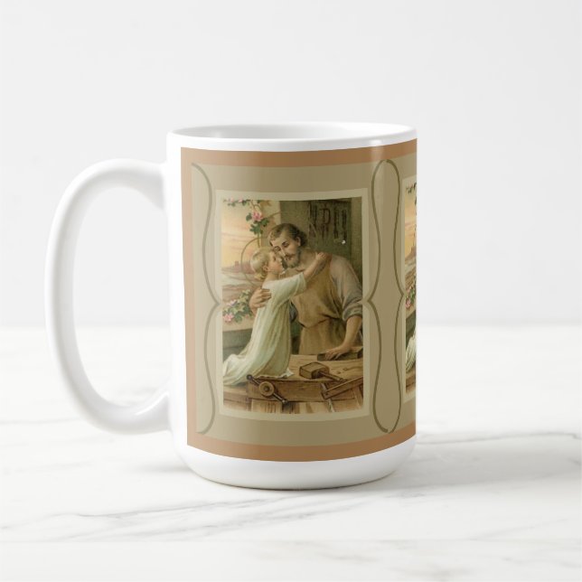 St. Joseph & the  Child Jesus Kaffeetasse (Links)