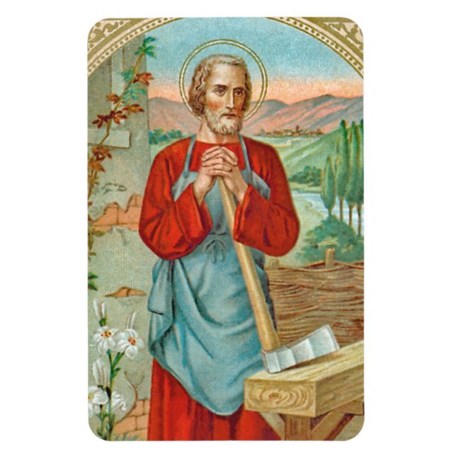 St. Joseph the Worker (BK 31) Magnet (Vertikal)